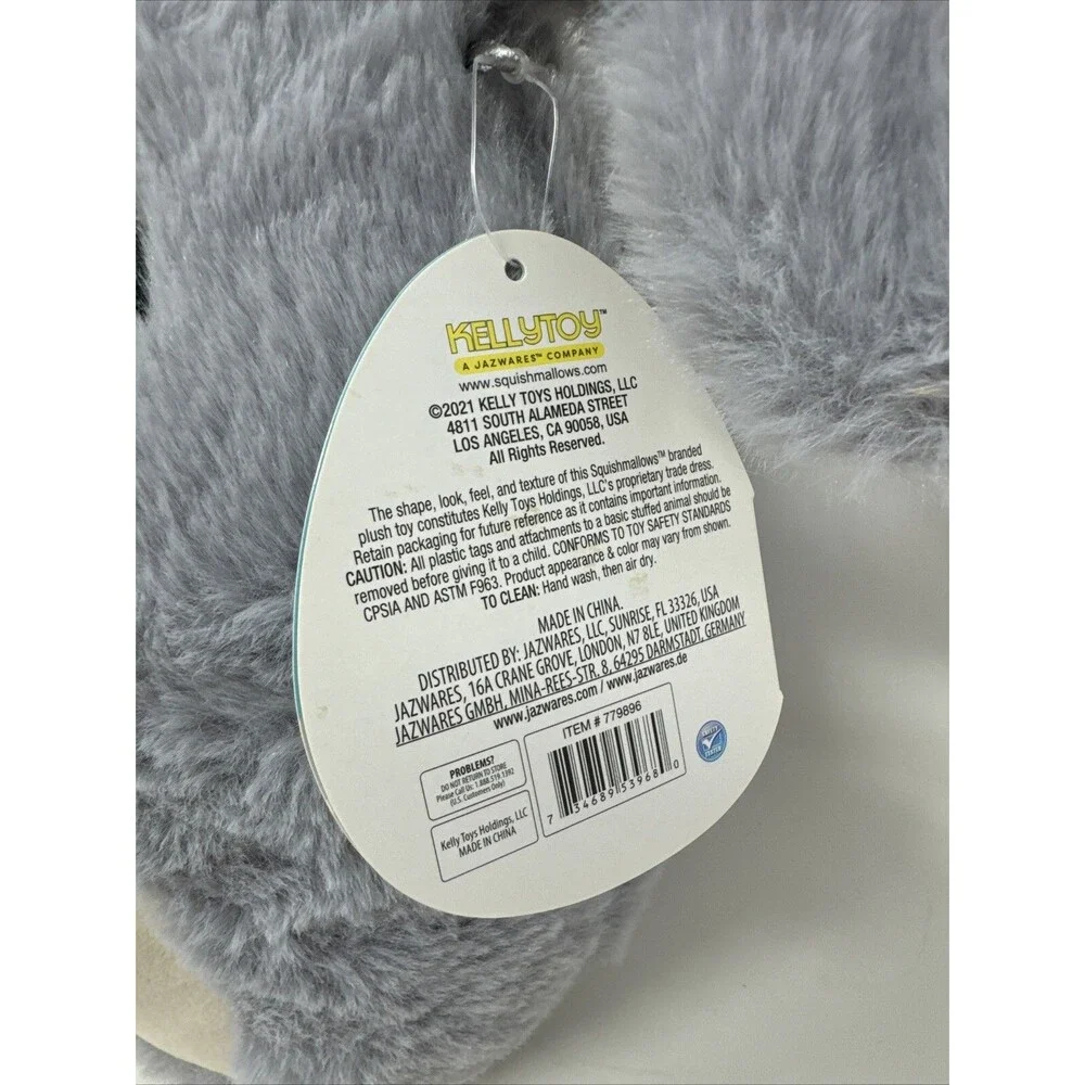 Squishmallows Fuzzy Jason The Donkey 8” Cracker Barrel Exclusive Black Mane NEW